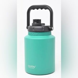 Asobu Stainless Steel Insulated Thermos Mini Jug, 33 oz, Mighty Teal